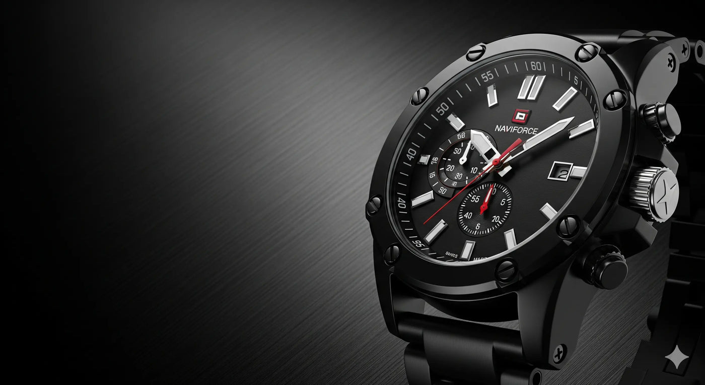 Relógio Naviforce masculino original cronógrafo esportivo